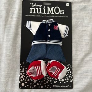 NuiMos wardrobe essentials. jacket, denim, and sneakers.